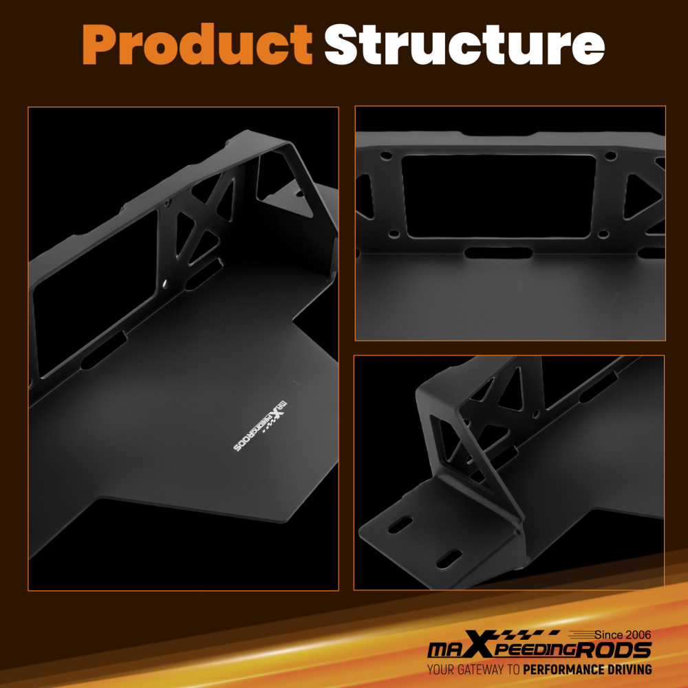 Winch Mount Kit For K1500 compatible for Tahoe/Suburban 1988-1999 4WD Durable Black Coating