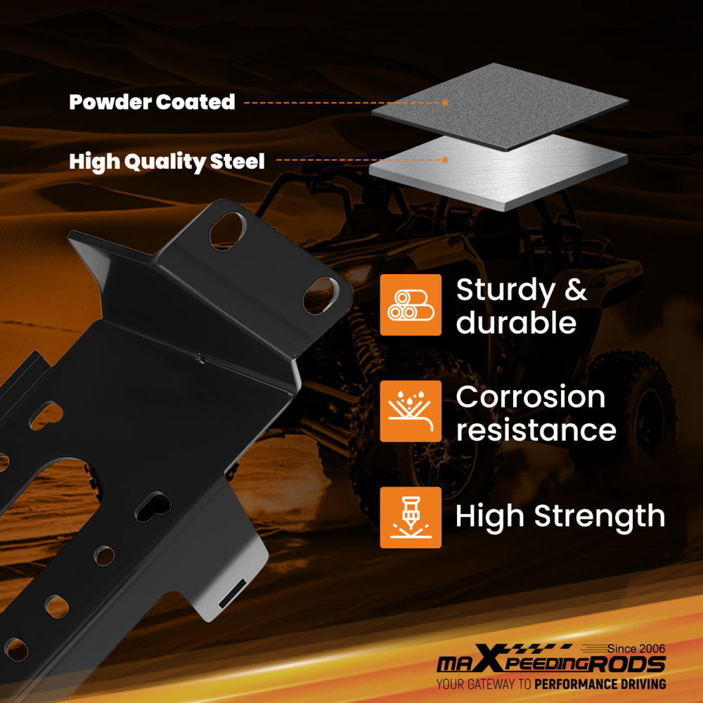 Compatible for Polaris Ranger 400 500 570 700 800 900 Winch Mount Standard Width