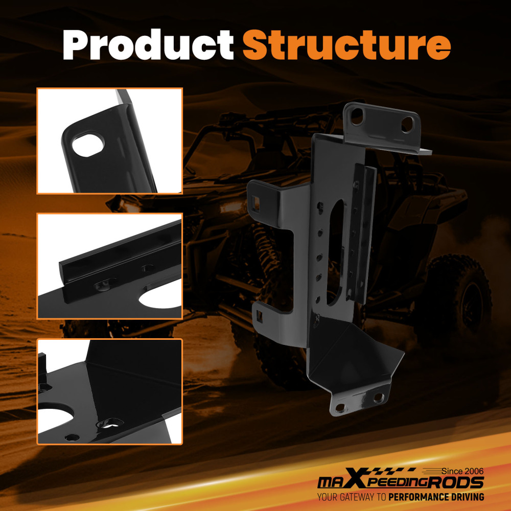 Compatible for Polaris Ranger 400 500 570 700 800 900 Winch Mount Standard Width