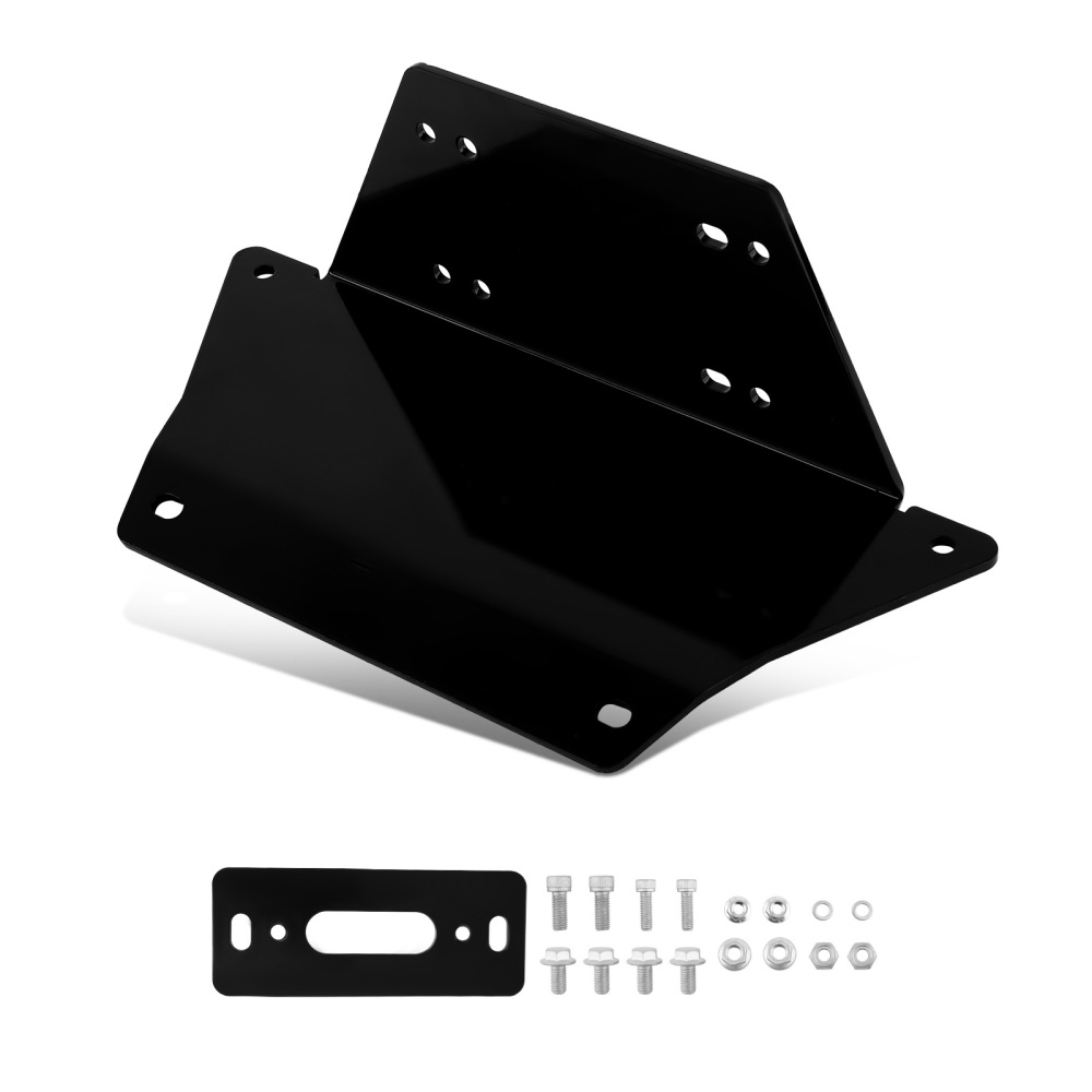 Winch Mount Plate Kit For 2012-2024 compatible for Polaris Ranger XP 1000 900 570 Crew UTV New