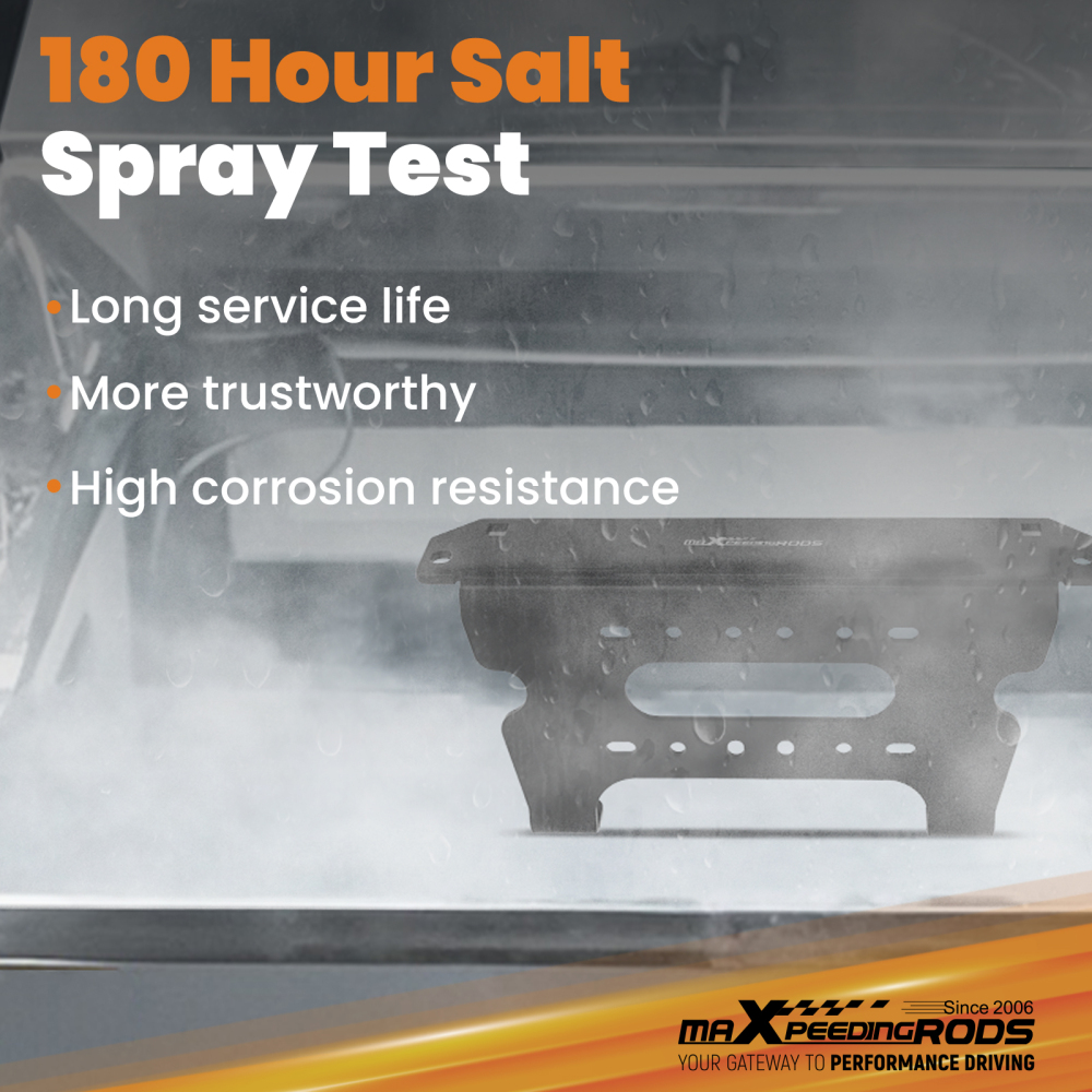 Black Winch Mounting Plate compatible for Polaris Ranger Diesel 1000 Crew 2015-2018