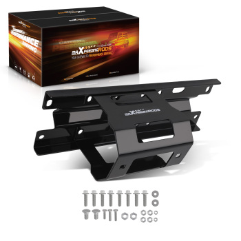 Winch Mount compatible for Polaris Sportsman 400/500/800 2005-2010 Black Powder Coated