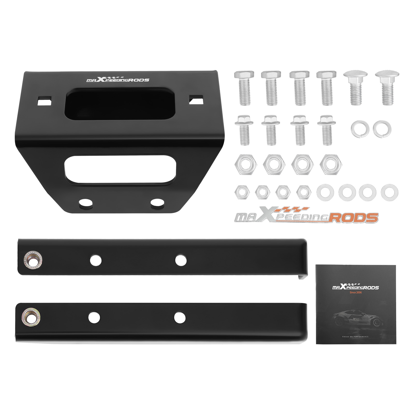 Winch Mount compatible for Polaris RZR 570 (EPS)2017 Trail 570 (Base/Premium) 2020-2021