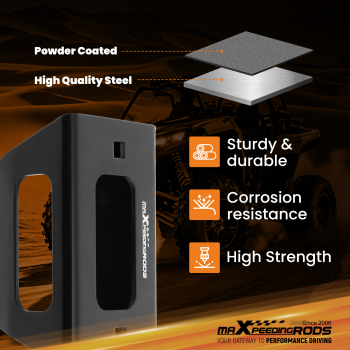 Winch Mount compatible for Polaris RZR 570 (EPS)2017 Trail 570 (Base/Premium) 2020-2021