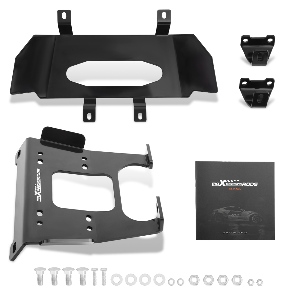 Front Winch Mounting Bracket FOR 2020-UP compatible for Polaris RZR PRO XP (Base/LE/Premium