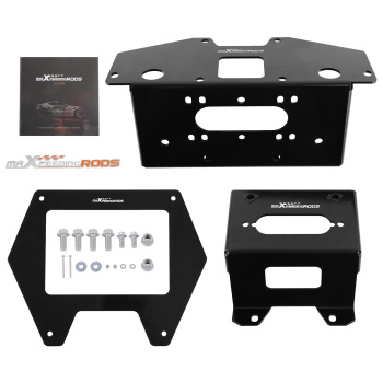 Winch Mount compatible for Polaris RZR PRO XP/RZR PRO XP 4 3x4 7/8 Standard 4Hole