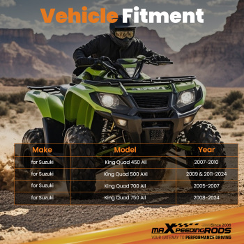 Winch and Mount Kit compatible for Suzuki King Quad 450 500 AXI 700 750 2005-2024 ATV New