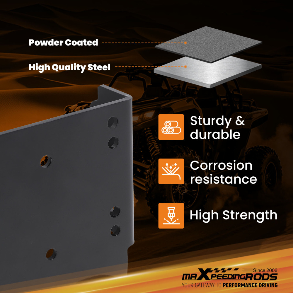 Winch and Mount Kit compatible for Suzuki King Quad 450 500 AXI 700 750 2005-2024 ATV New