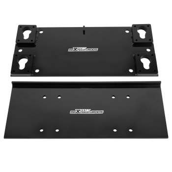 Winch Mount For Trailer Floor Fits 10K pounds satin black powder coated
