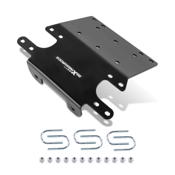 Winch Mount Plate Bracket compatible for Honda TRX450 TRX400 Foreman ES S 4x4 1998-2004 ATV