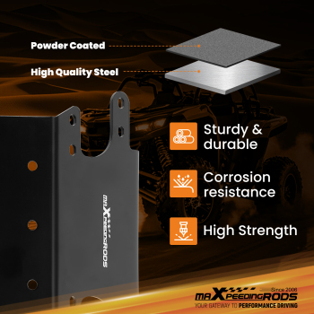 Winch Mount Plate Bracket compatible for Honda TRX450 TRX400 Foreman ES S 4x4 1998-2004 ATV