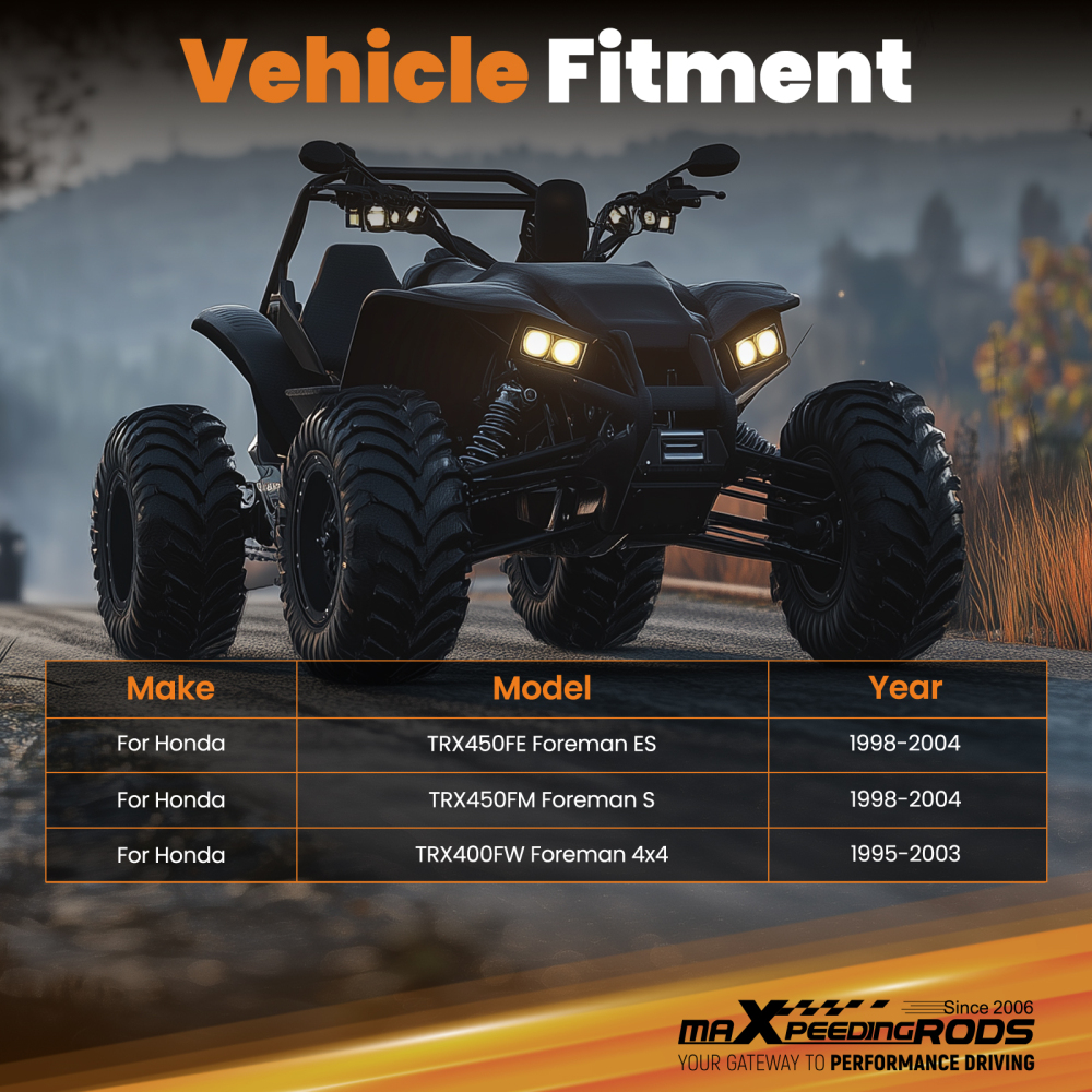 Winch Mount Plate Bracket compatible for Honda TRX450 TRX400 Foreman ES S 4x4 1998-2004 ATV