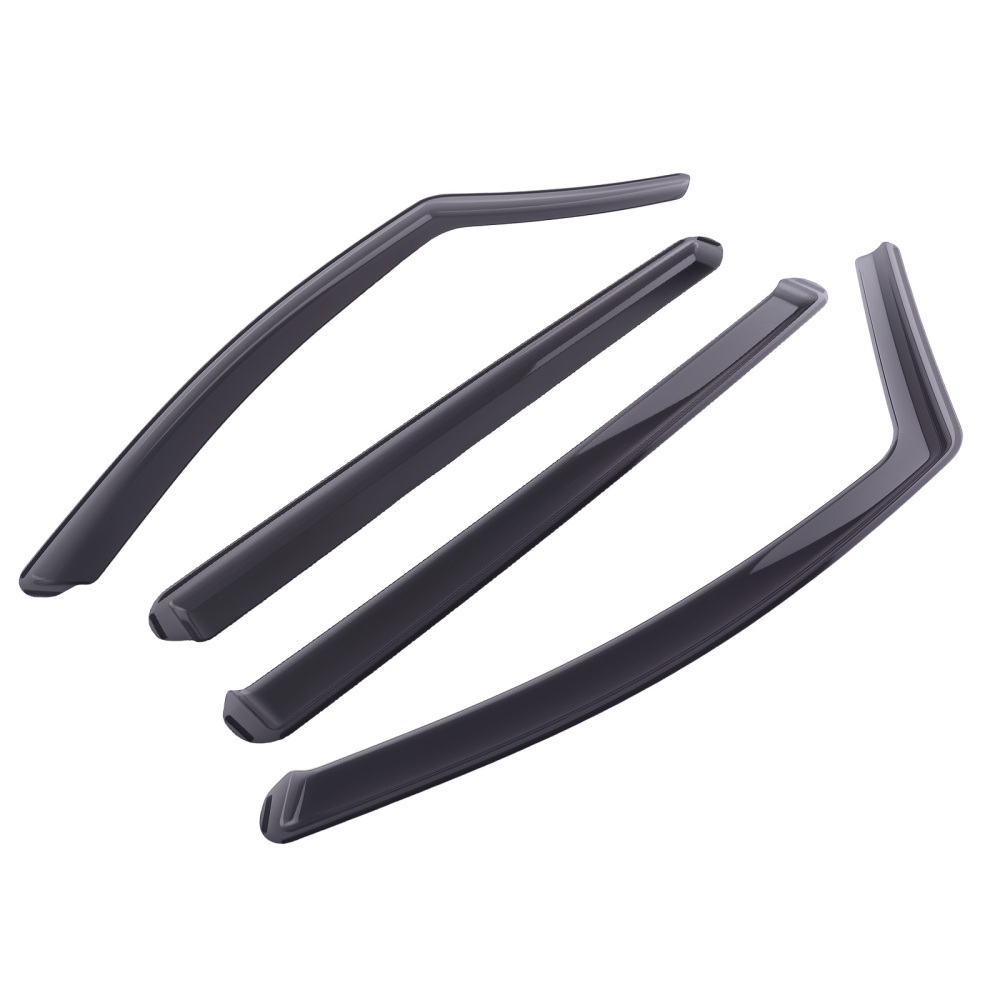 4Pcs Acrylic Wind Deflectors compatible for Peugeot 2008 MK1 5-Door 2012-2019 Guards