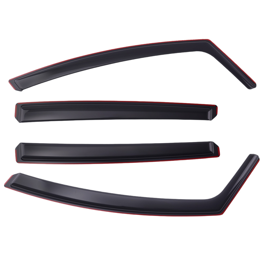 4pc Acrylic Wind Deflectors compatible for Peugeot 3008 2008-2016 In-Channel