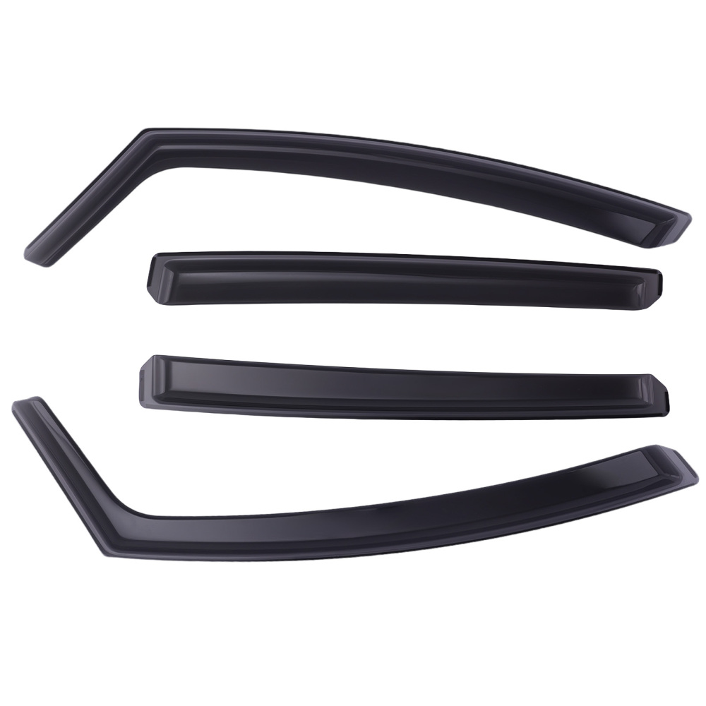 4pc Acrylic Wind Deflectors compatible for Peugeot 3008 2008-2016 In-Channel