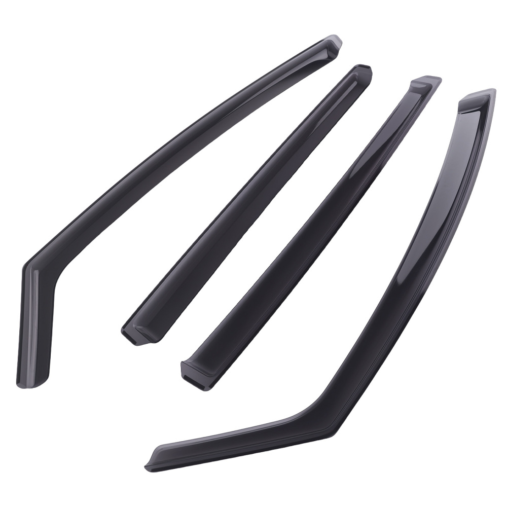 4pc Acrylic Wind Deflectors compatible for Peugeot 3008 2008-2016 In-Channel