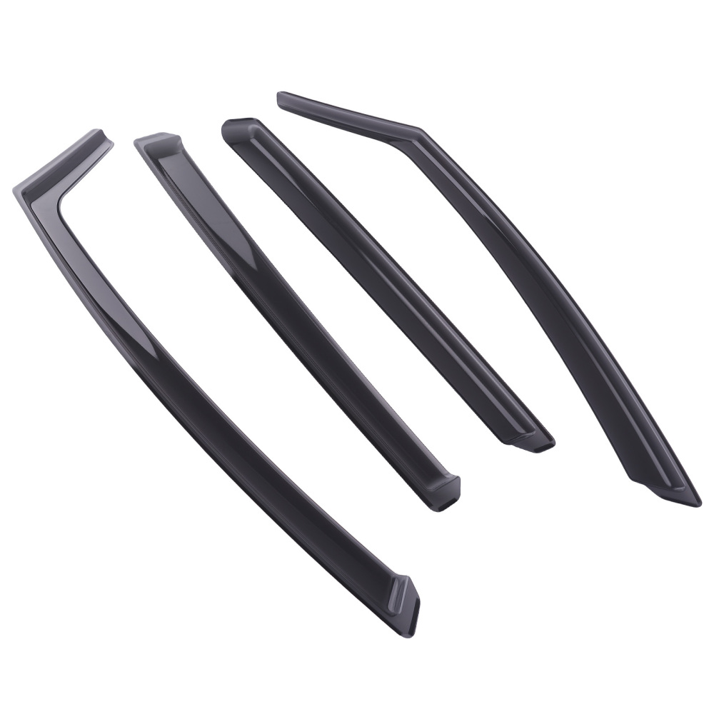4pc Acrylic Wind Deflectors compatible for Peugeot 3008 2008-2016 In-Channel