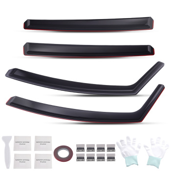 4pc Acrylic Wind Deflectors compatible for Peugeot 3008 2008-2016 In-Channel