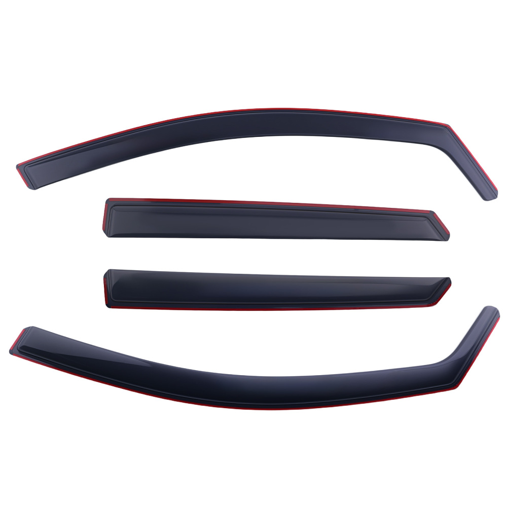 4PC Acrylic Rain Guards compatible for Peugeot 3008 MK2 5-Door 2017-2023 Wind Set