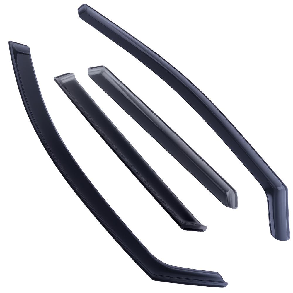 4PC Acrylic Rain Guards compatible for Peugeot 3008 MK2 5-Door 2017-2023 Wind Set