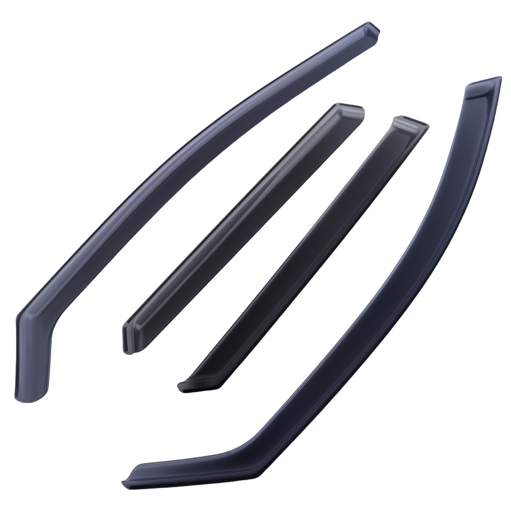 4PC Acrylic Rain Guards compatible for Peugeot 3008 MK2 5-Door 2017-2023 Wind Set