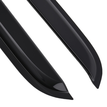 Window Rain Guards compatible for Toyota 4Runner 2003-2009 Visor Vent Adhesive Black