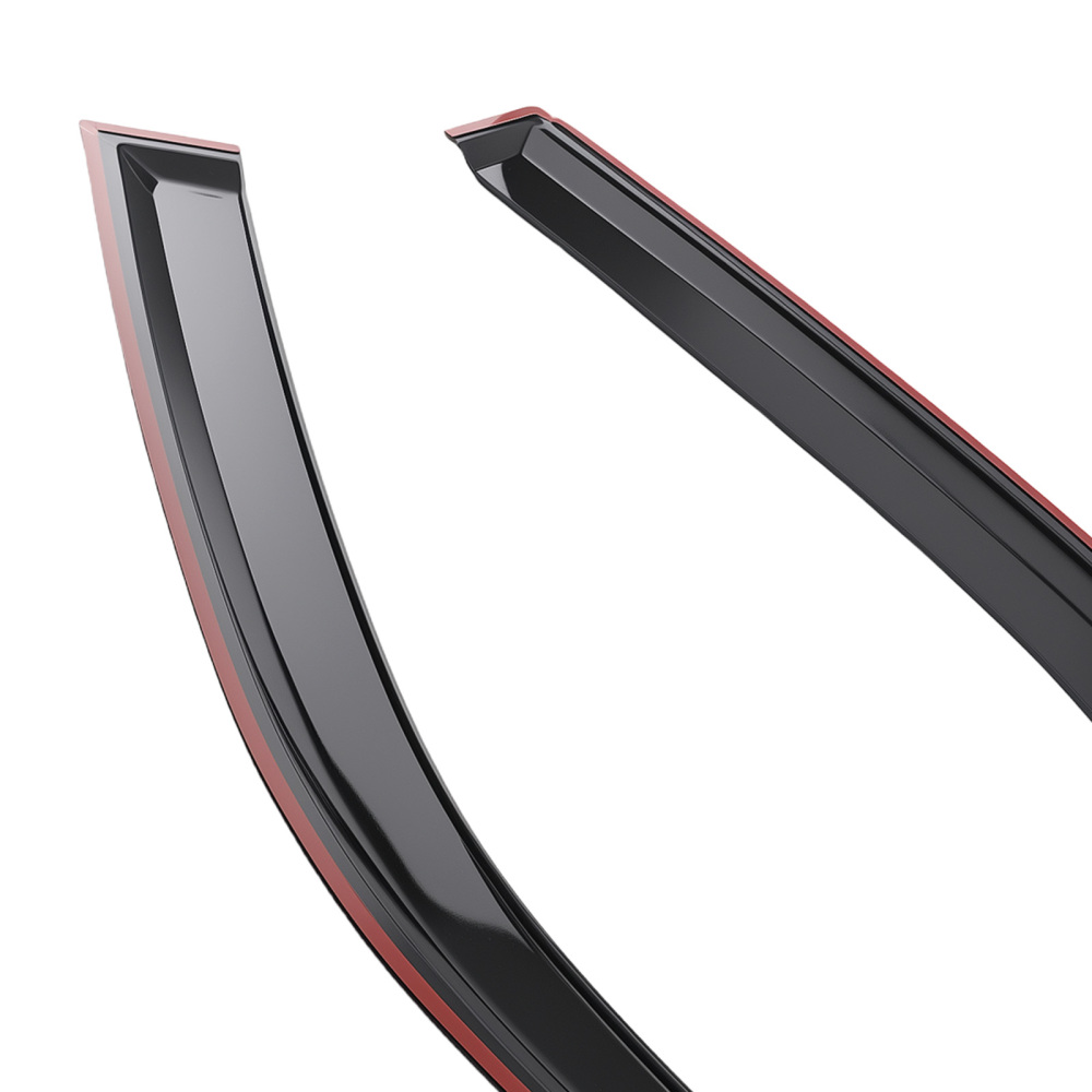 Window Rain Guards compatible for Toyota 4Runner 2003-2009 Visor Vent Adhesive Black