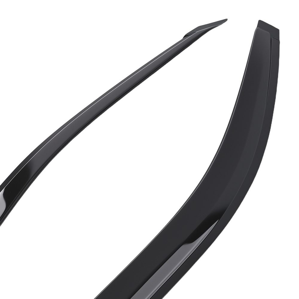 Window Rain Guards compatible for Toyota 4Runner 2003-2009 Visor Vent Adhesive Black