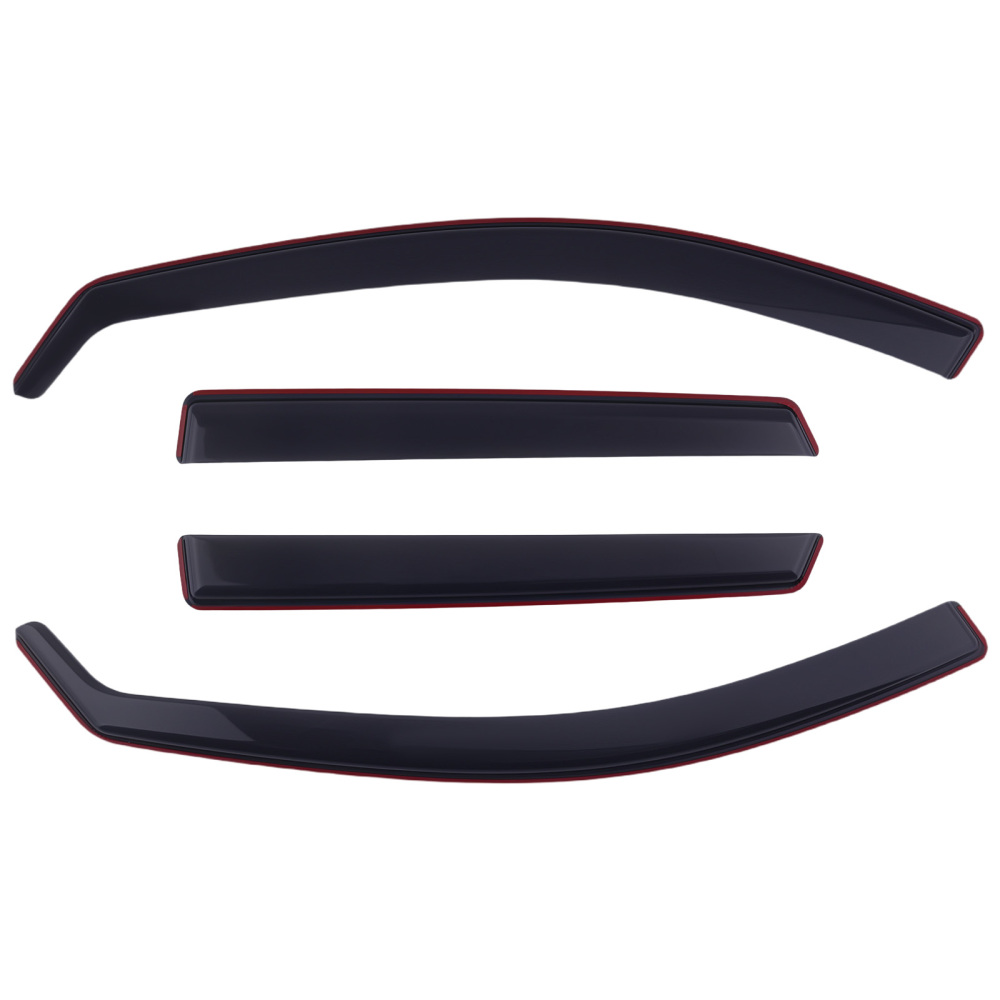 4Pcs Acrylic Wind Deflector compatible for Audi A3/S3 5-Door 2004-2012 Window Guard Set