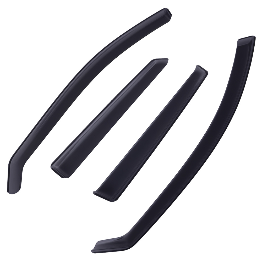 4Pcs Acrylic Wind Deflector compatible for Audi A3/S3 5-Door 2004-2012 Window Guard Set