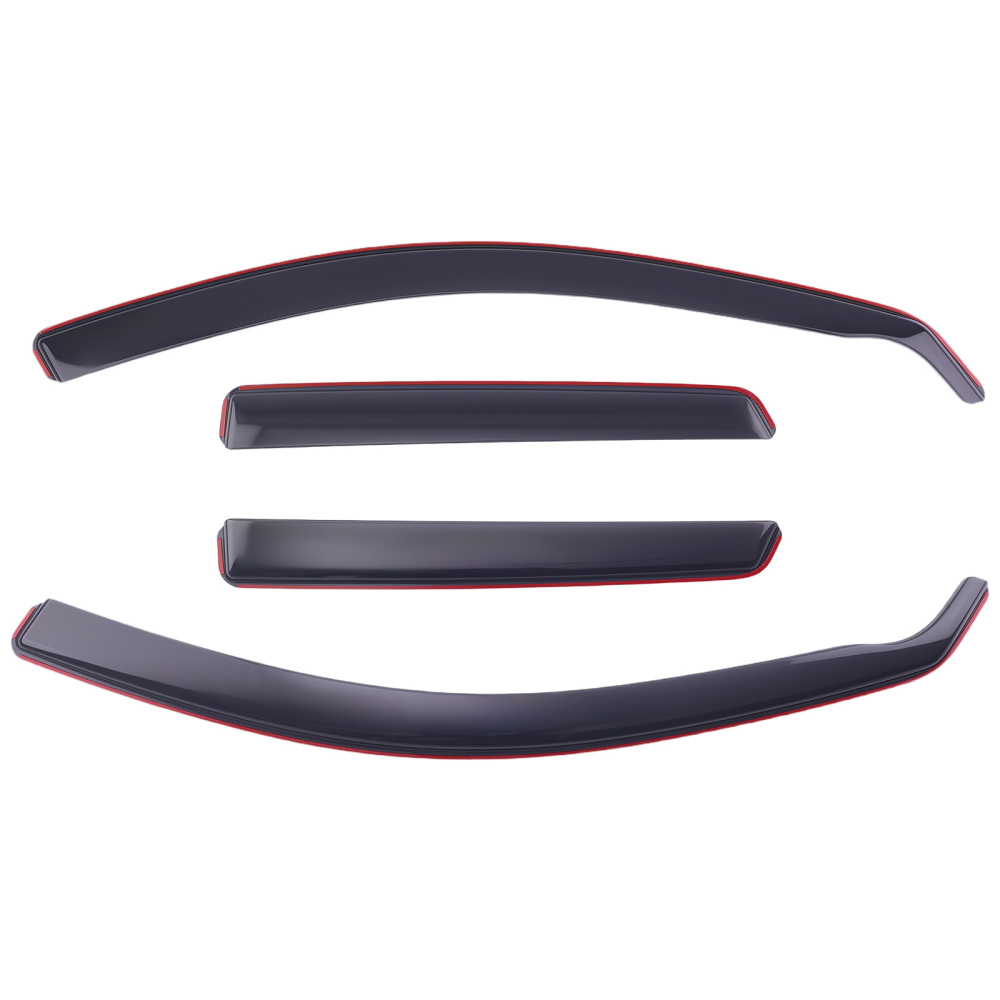 4pc Acrylic Wind Deflectors compatible for AUDI A3 HATCH 2013-2020 Window Rain Visors