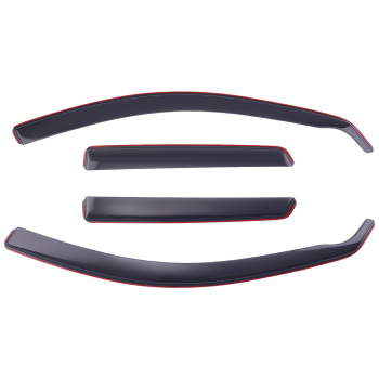 4pc Acrylic Wind Deflectors compatible for AUDI A3 HATCH 2013-2020 Window Rain Visors