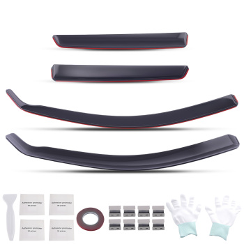 4pc Acrylic Wind Deflectors compatible for AUDI A3 HATCH 2013-2020 Window Rain Visors