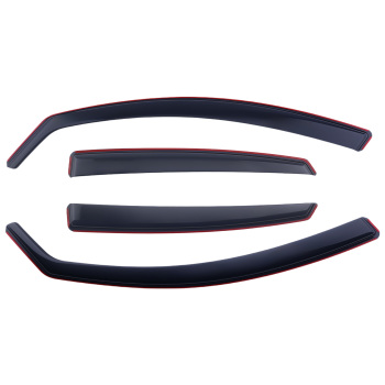Acrylic Window Visors compatible for Audi A6 C6 Avant 2004-2011 Wind Deflectors Rain Set