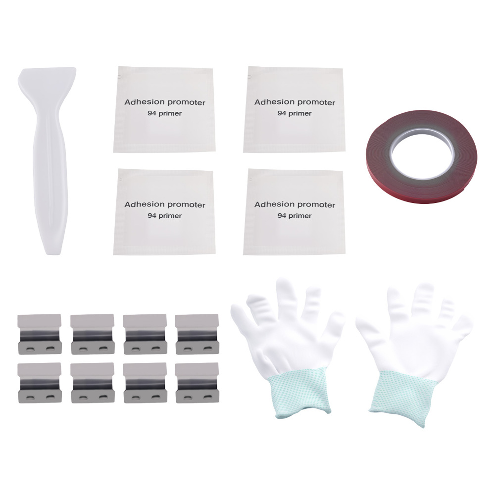 Acrylic Window Visors compatible for Audi A6 C6 Avant 2004-2011 Wind Deflectors Rain Set