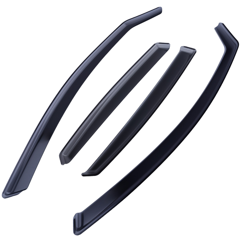 Acrylic Window Visors compatible for Audi A6 C6 Avant 2004-2011 Wind Deflectors Rain Set