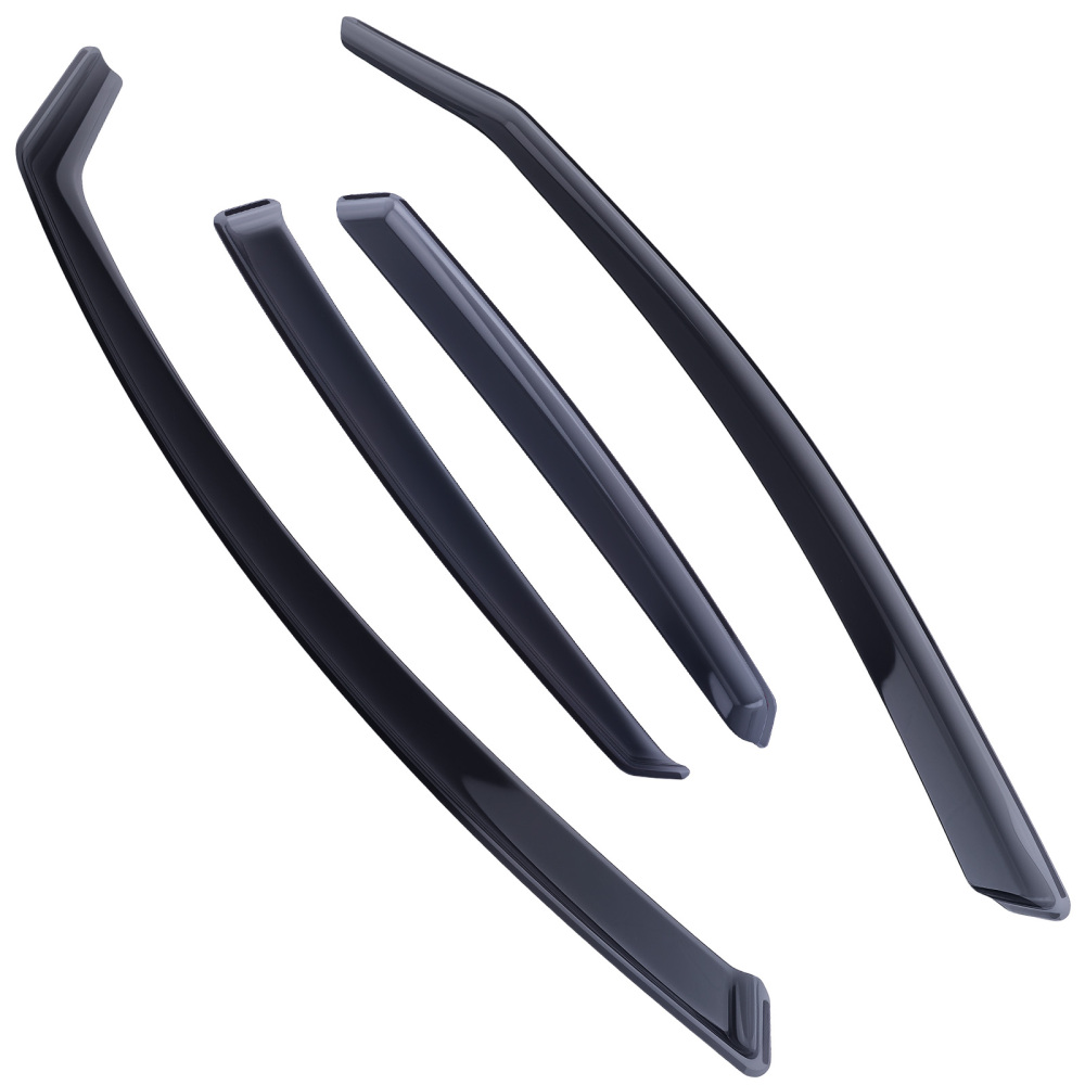 Acrylic Window Visors compatible for Audi A6 C6 Avant 2004-2011 Wind Deflectors Rain Set