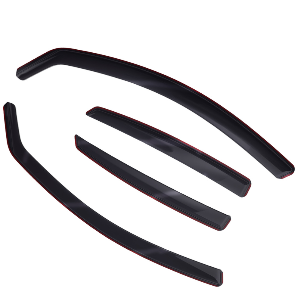 4pcs Window Deflectors compatible for Audi A6 C7 Saloon 2011-2018 Acrylic Rain Guards