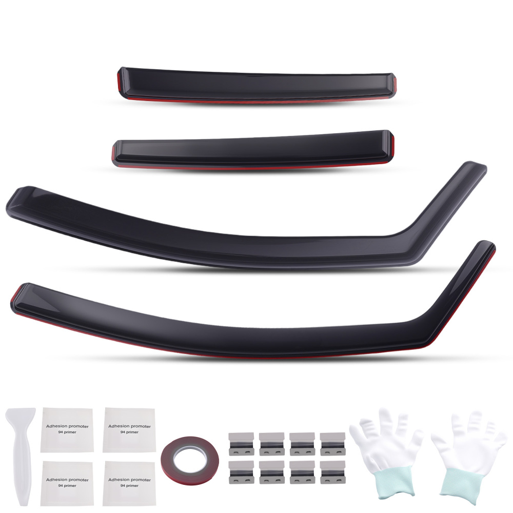 Acrylic Rain Guards compatible for Vauxhall Opel Astra K 5-Door 2015-2022 4pcs