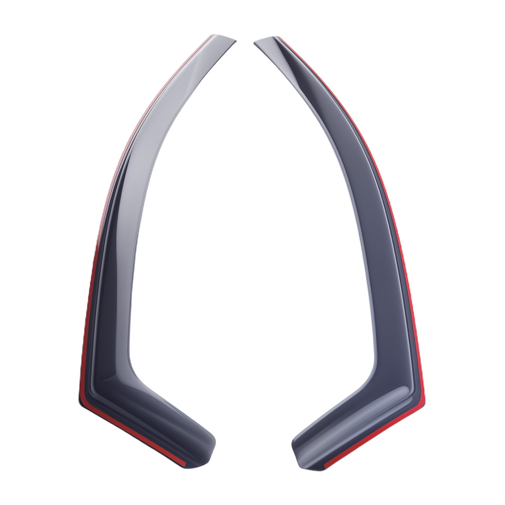 In-Channel Wind Deflectors compatible for Toyota Auris 2012-2019 4PC Black Tinted