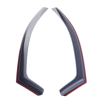 In-Channel Wind Deflectors compatible for Toyota Auris 2012-2019 4PC Black Tinted