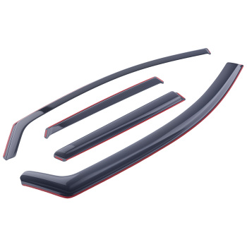 In-Channel Wind Deflectors compatible for Toyota Auris 2012-2019 4PC Black Tinted
