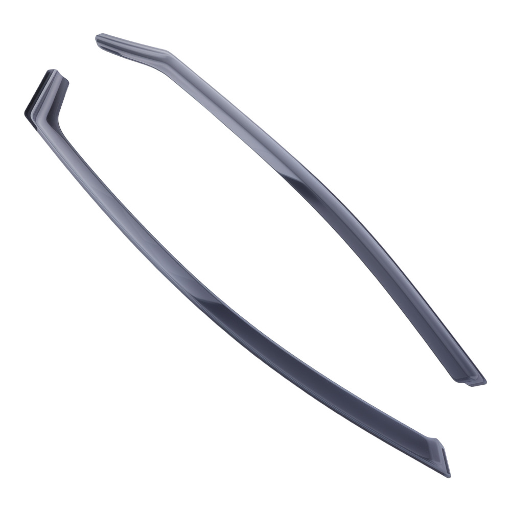 In-Channel Wind Deflectors compatible for Toyota Auris 2012-2019 4PC Black Tinted