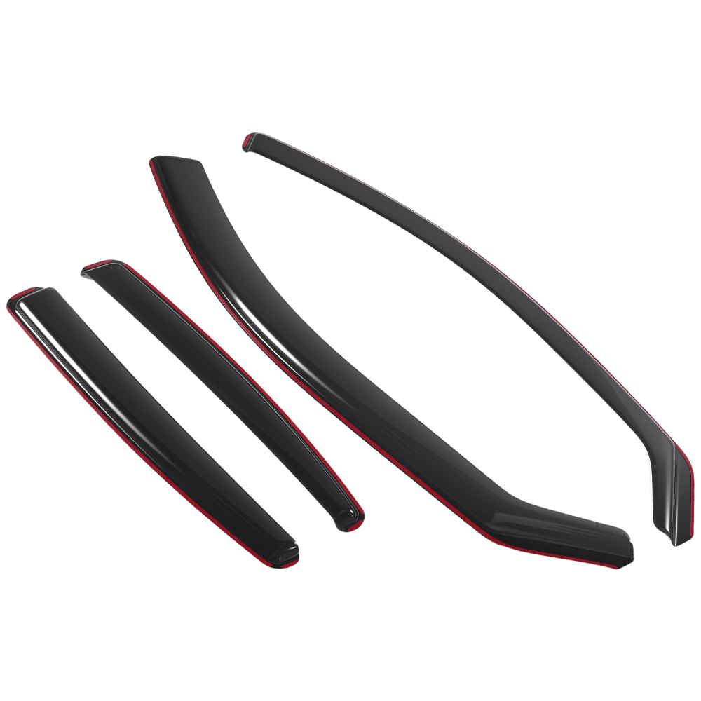 Window Visors In-Channel Rain Guards compatible for BMW 5 Series F10Saloon 2010-2017 4pc
