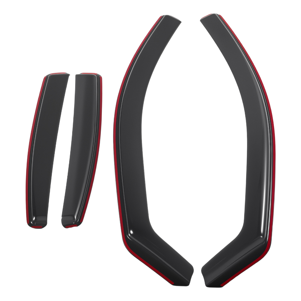 Window Visors In-Channel Rain Guards compatible for BMW 5 Series F10Saloon 2010-2017 4pc