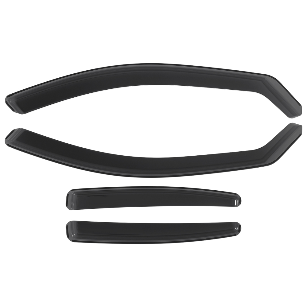 Window Visors In-Channel Rain Guards compatible for BMW 5 Series F10Saloon 2010-2017 4pc