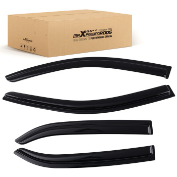 4PC Rain Deflector Visor compatible for Chevy Equinox 2010-2017 Window Vent Guard Set