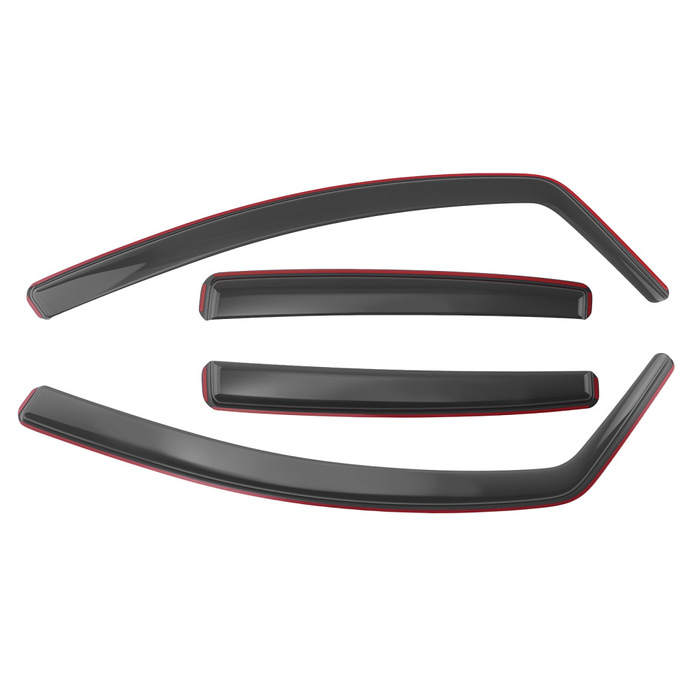 4pc Wind Deflectors Set compatible for Vauxhall Corsa D E 5-Door 2006-2019 In-Channel