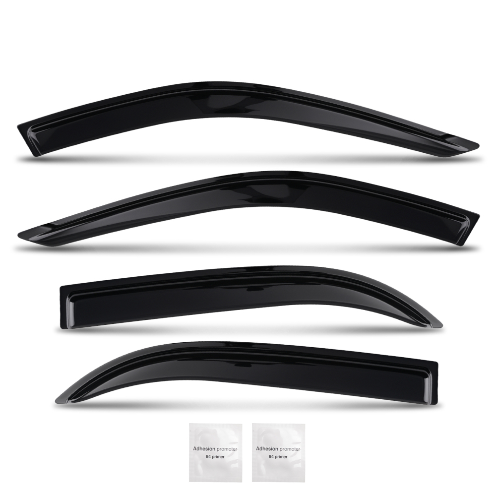 Car Rain Deflector compatible for Toyota Corolla 1993-1997 Window Visor Acrylic 4Pcs