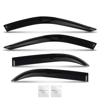 Car Rain Deflector compatible for Toyota Corolla 1993-1997 Window Visor Acrylic 4Pcs
